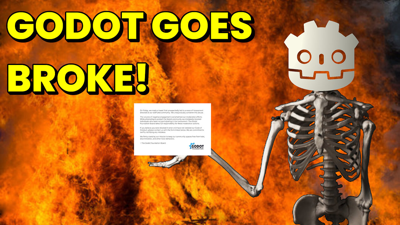 Godot Goes Broke: Political Blocking Spree Blocks Contributors, Developers Are Angry!