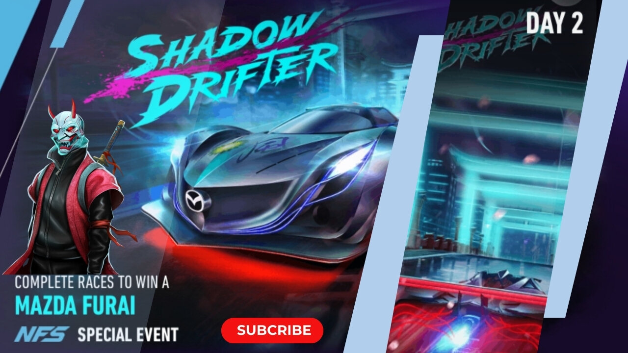 Need for Speed No Limits - Shadow Drifter | Special Event | 2008 Mazda Furai | Day 2