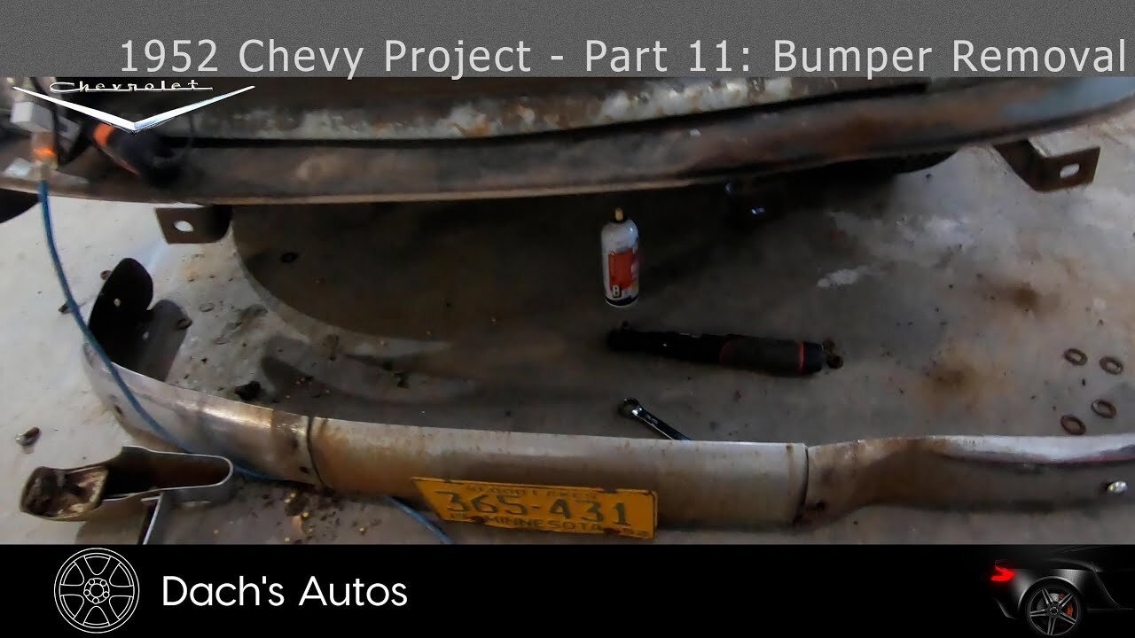 1952 Chevy Styleline Deluxe Rebuild: Part 11 - Rusted Nuts!