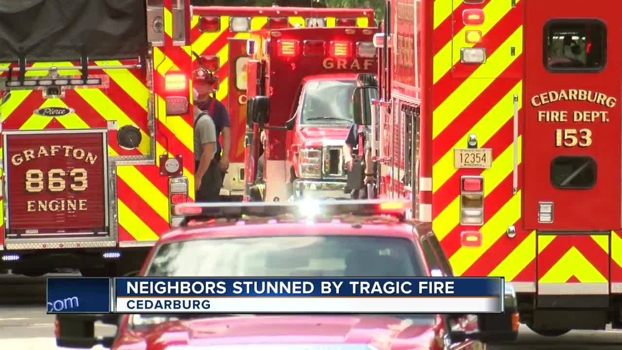Neighbors stunned by tragic fire in Cedarburg