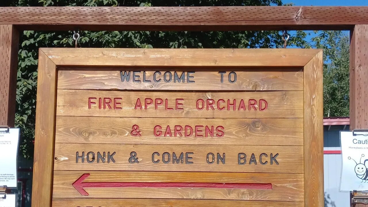 VISITING AN ORCHARD IN ALASKA