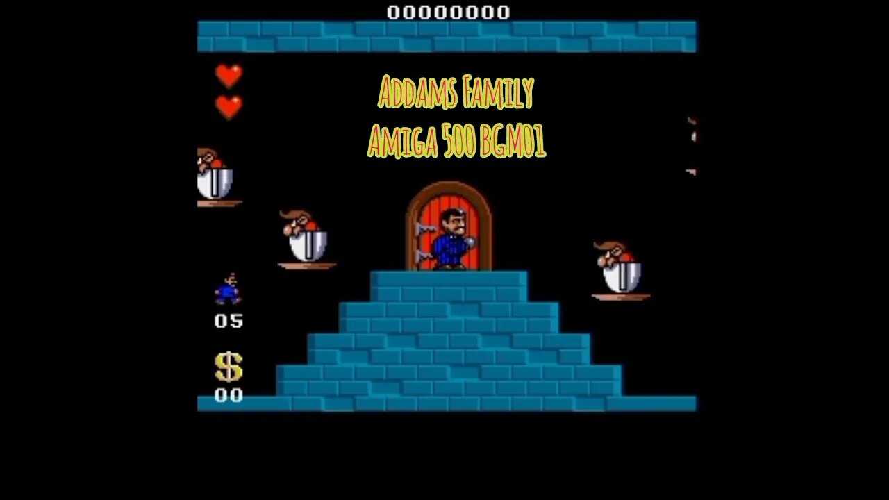 Addams Family - Amiga 500 Game Music (Background Music 01) (Audio Only) #AmigaMusic #CPU #Amiga500