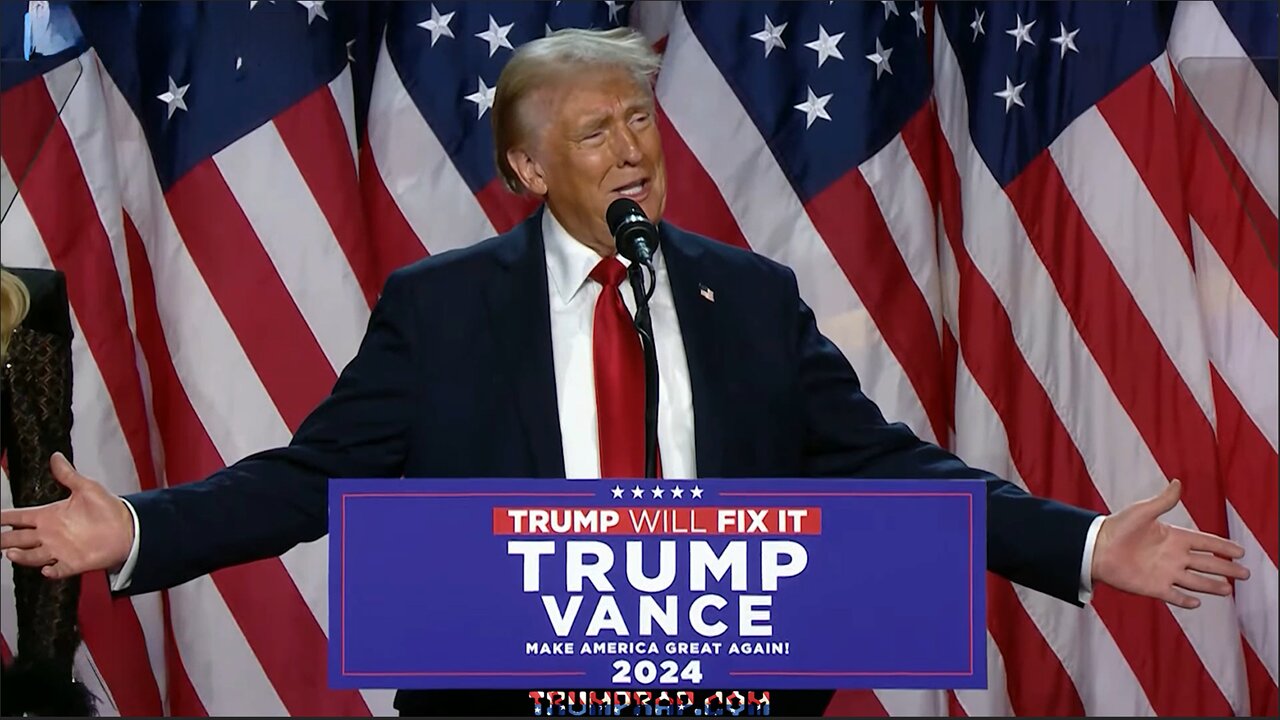 47th President’s Complete Pre-Victory Speech from Mar-a-Lago!