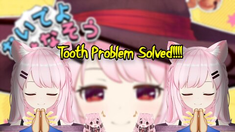 Vtuber Bell Nekonogi announcing her tooth problem has been solved