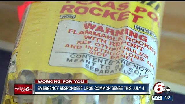 Emergency responders urge common sense this July 4