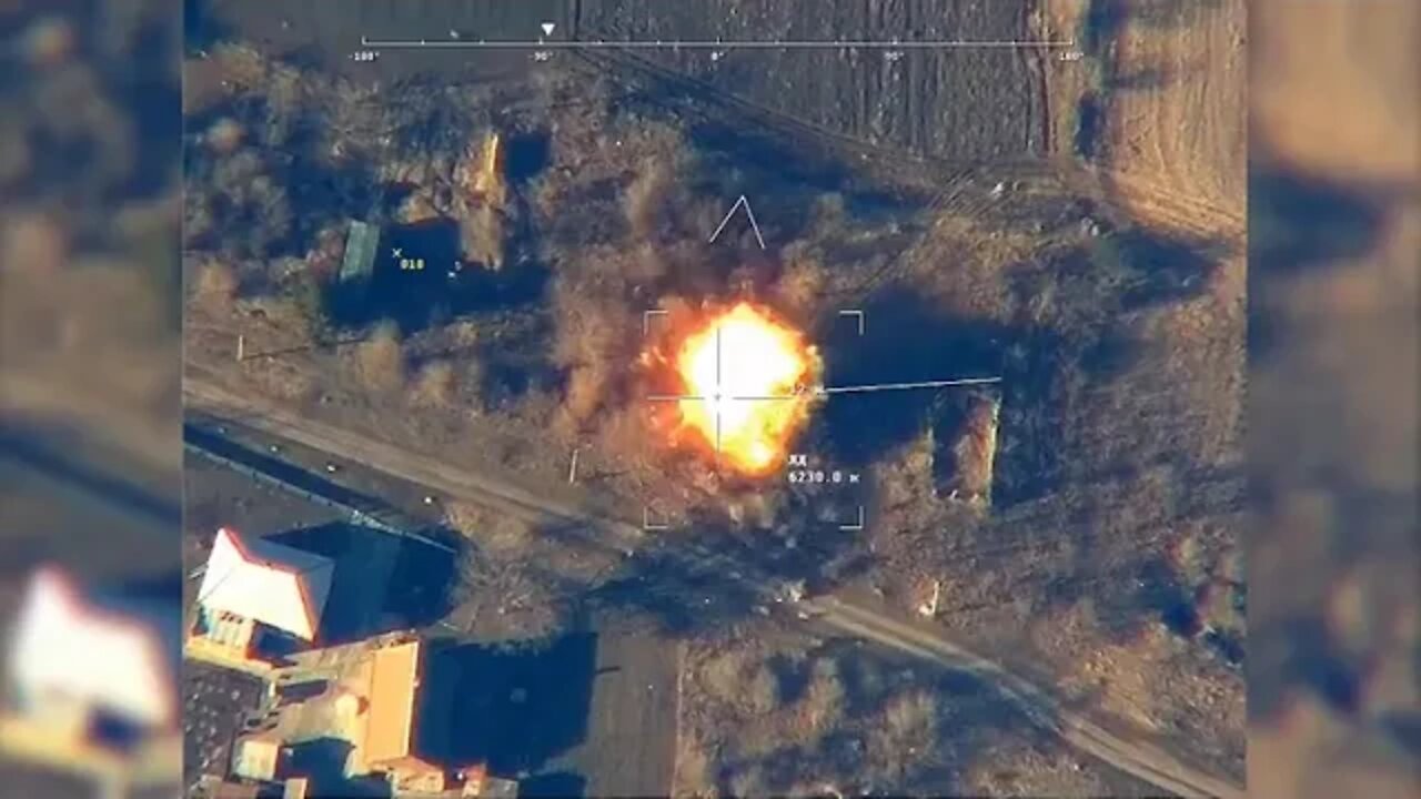 Russian drone Orion strikes a position of the armed forces of Ukraine