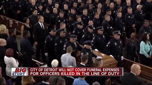 Police union president speaks out on City of Detroit not paying for funerals of slain officers