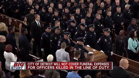 Police union president speaks out on City of Detroit not paying for funerals of slain officers