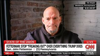 Sen John Fetterman To Dems: Stop Freaking Out Over Trump Tweets