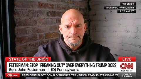 Sen John Fetterman To Dems: Stop Freaking Out Over Trump Tweets