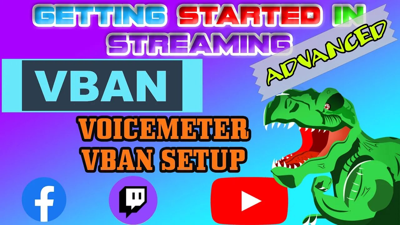 Getting Started In Streaming Advanced VBAN SETUP 2023 #voicemeter #streaming #VBAN #audio #network