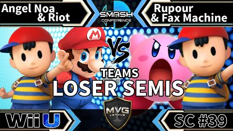 Angel Noa & Riot vs. Rupour & Fax Machine - Teams SSB4 Losers Semis - Smash Conference 39