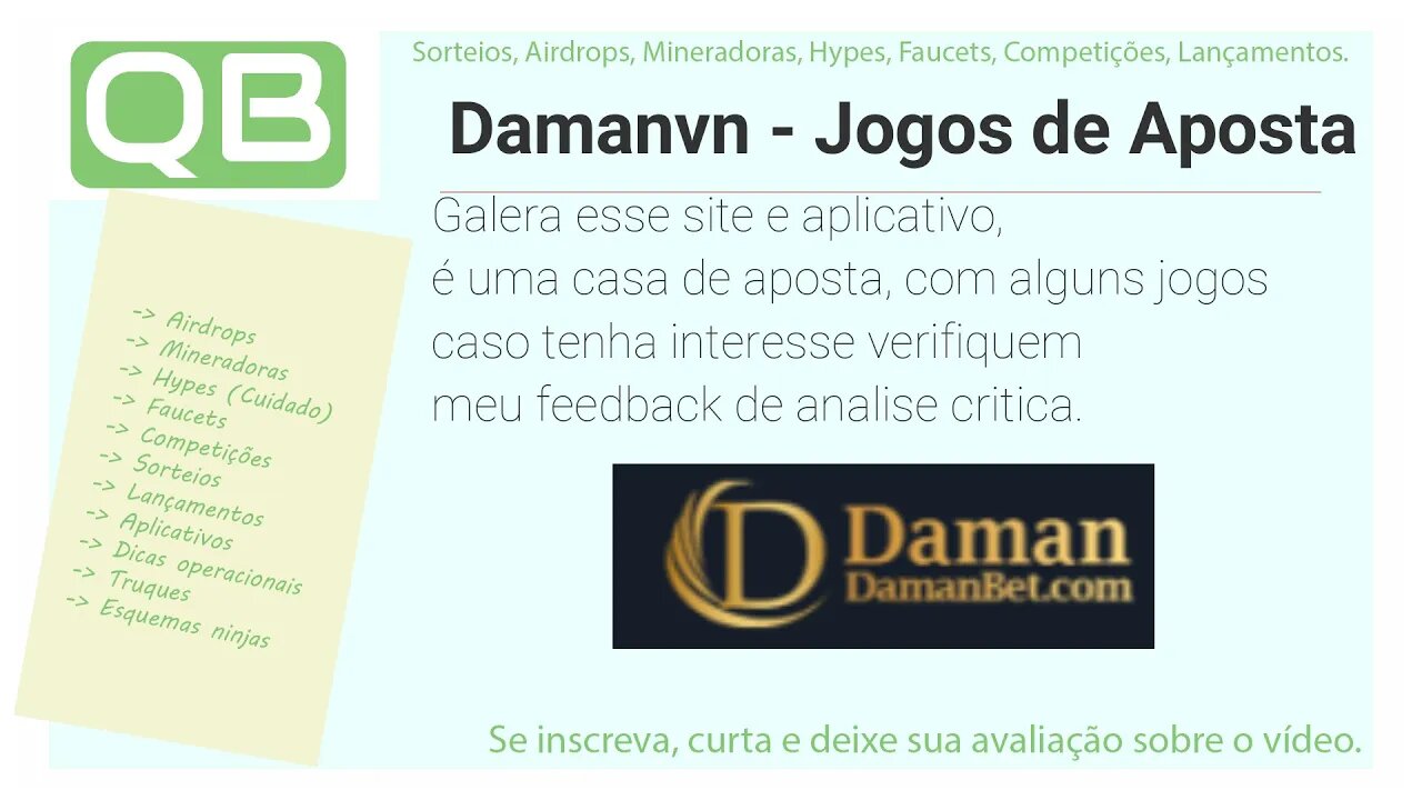 Novo site Cassino - Damanvn - Bora participar de alguns jogos e ganhar com isso!?