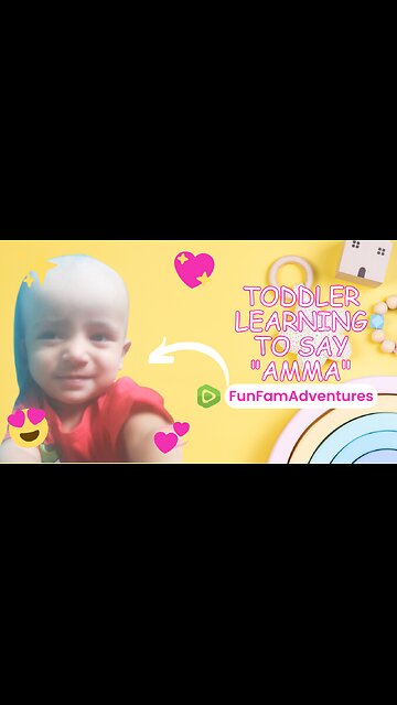 Adorable Toddler's First "Amma"! 💬👶