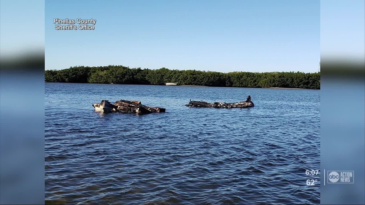 No injuries reported after boat fire in Pinellas County