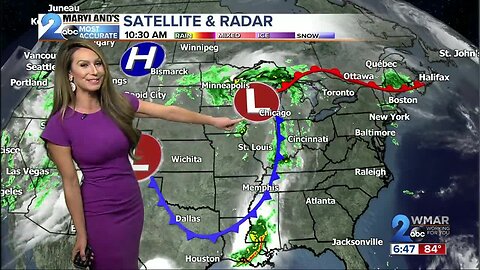 A cold front is on tehmove