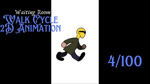 2D Animation Walk Cycle 4/100