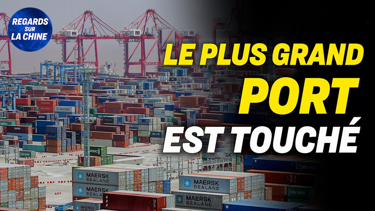 Le plus grand port maritime de Chine frappé par le virus ; Des marins bloqués sur un cargo