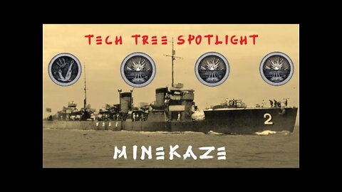 World of Warships Legends Tech Tree Spotlight: Minekaze