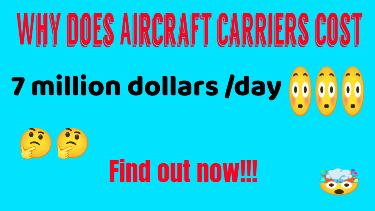 Why does Aircraft carriers cost over 7 million a day? Well listen the hidden truth