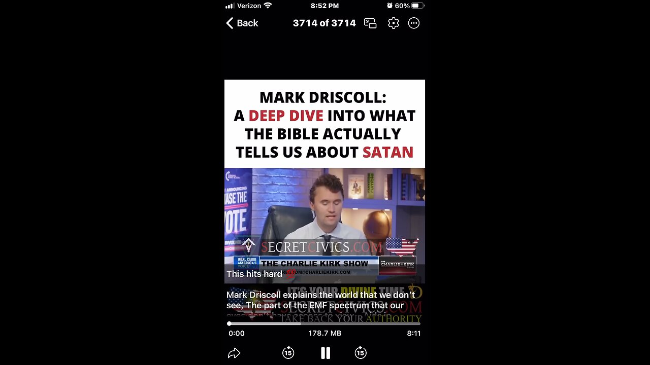 This hits hard 💯 Mark Driscoll explains the world that we don’t see, The part of the EMF spect