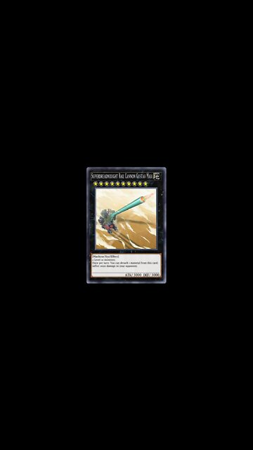 Yu Gi Oh! Superdreadnought Rail Cannon Gustav Max