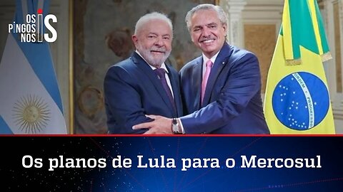 Em Buenos Aires, Lula sugere moeda comum entre países do Mercosul