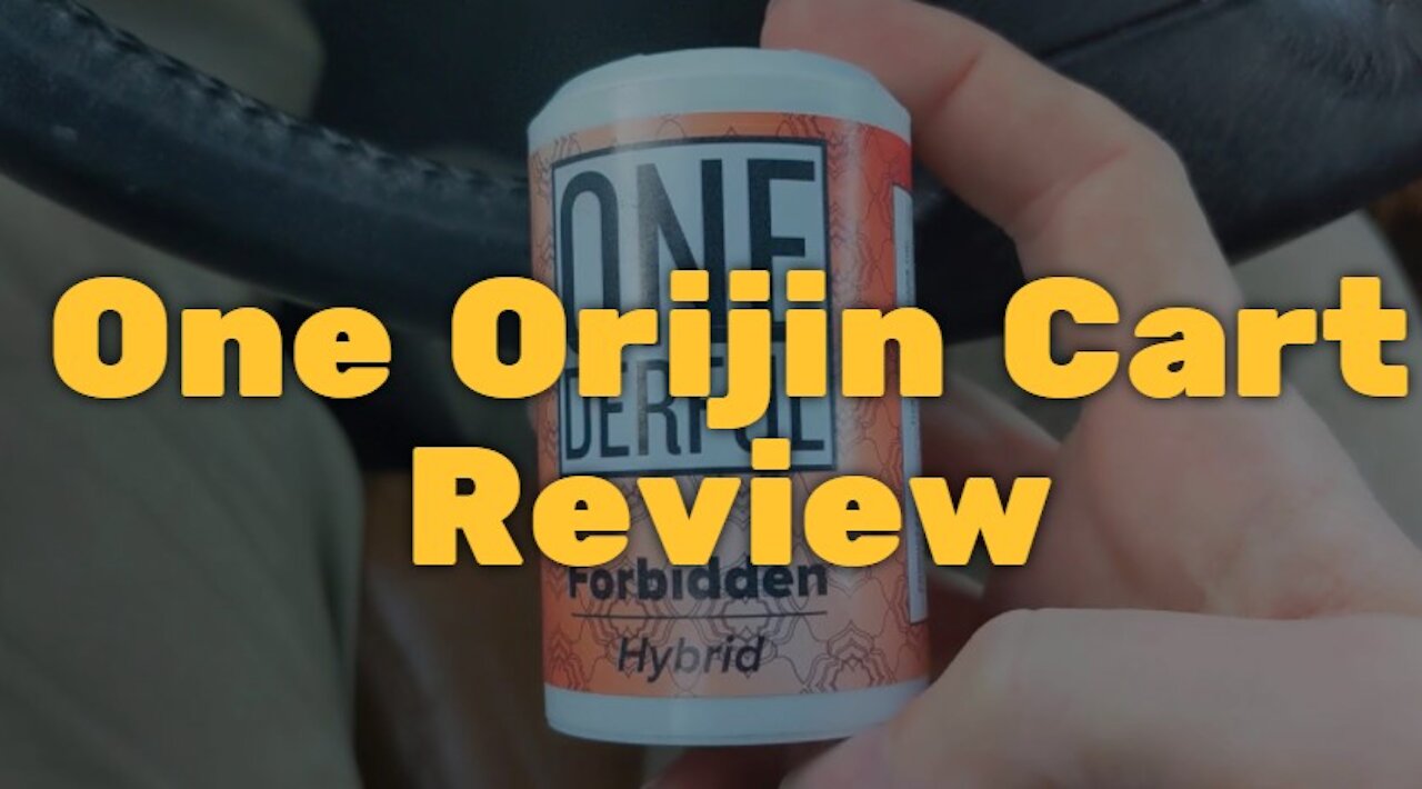 One Orijin Cart Review - Amazing Taste, But Expensive
