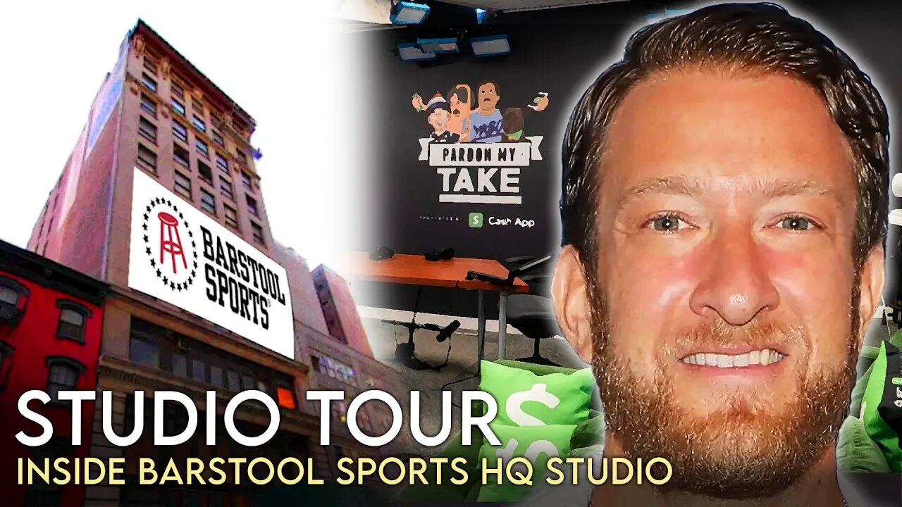 Barstool Sports Headquarters | Studio Tour | Multi-Million New York Studio