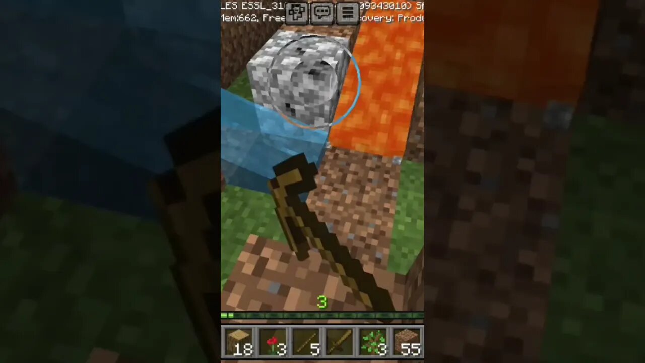 stone Fram make skyblock mode