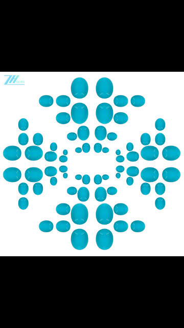 9mm*11mm Natural turquoise Cabochon for Jewelry Making Fashion Design 20231116-05-08