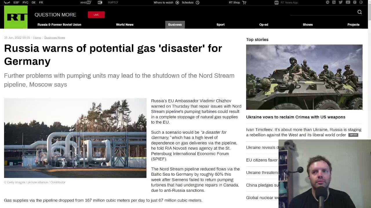 Siemen pumps still in Canada for repair, disaster for Germany because of anti-Russian sanctions