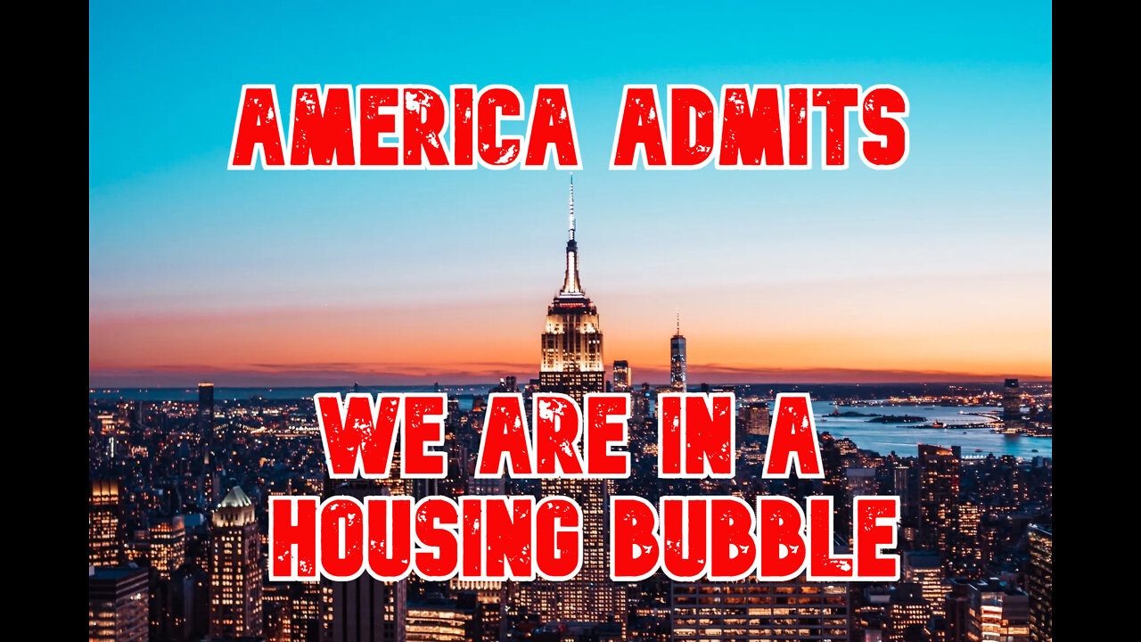 America is now in a housing Bubble ! China Destroying The World ! New Gas Taxes - More Food Hikes