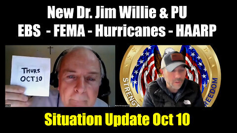 New Dr. Jim Willie & Patriot Underground Situation Update Oct 10 ~ EBS - FEMA - Hurricanes - HAARP