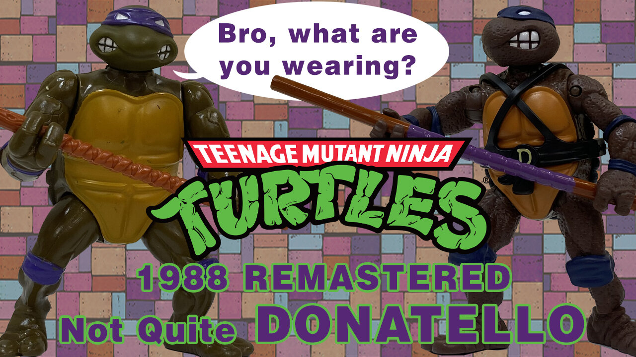 Not Quite Donatello - 1988 Remastered - Teenage Mutant Ninja Turtles - Unboxing & Review