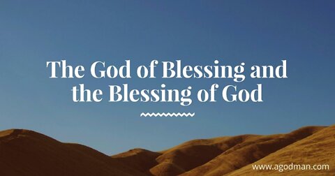 Near God Is Where The Blessings Are