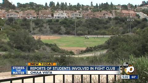 Report of students in fight club