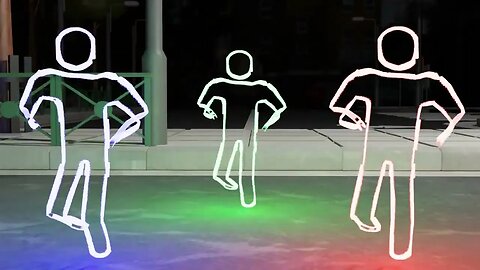 Neon Stick Man Dance ̶A̶N̶