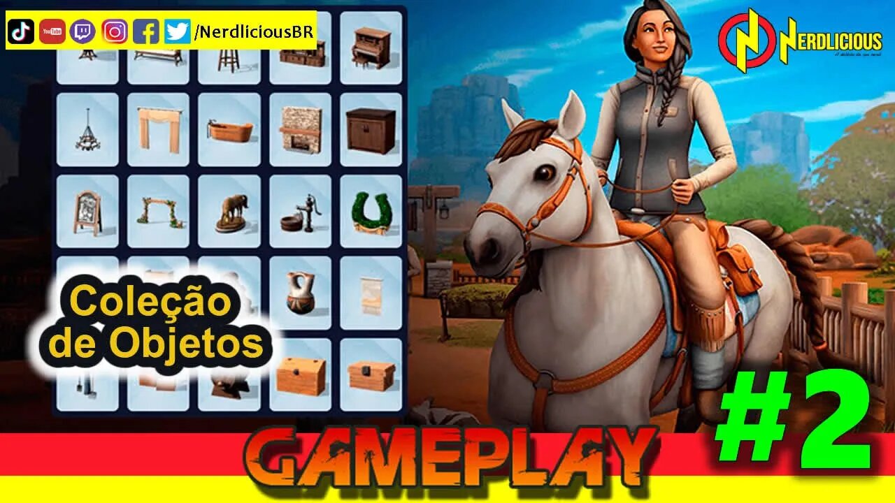 🎮 GAMEPLAY! A Coleção de Objetos em THE SIMS 4 - Pacote de Expansão TOMANDO AS RÉDEAS! Confira!