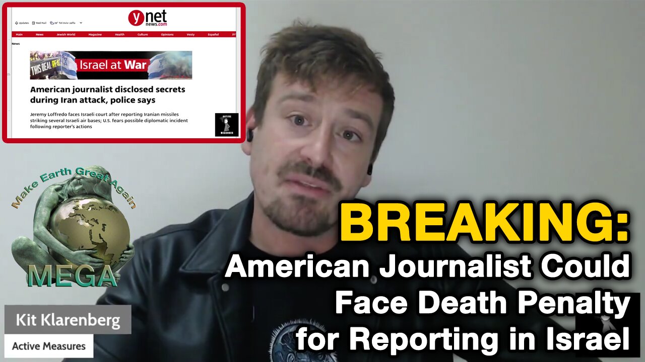 BREAKING: American Journalist Could Face Death Penalty for Reporting in Israel | American journalist disclosed secrets during Iran attack, police says - Find link to the YNet article BELOW in the description box