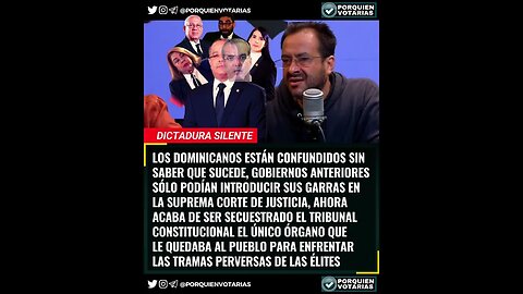 🔴LOS DOMINICANOS ESTÁN CONFUNDIDOS SIN SABER QUE SUCEDE, SECUESTRAN EL TRIBUNAL CONSTITUCIONAL