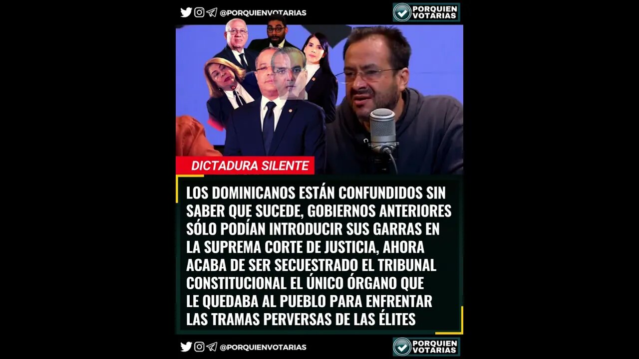 🔴LOS DOMINICANOS ESTÁN CONFUNDIDOS SIN SABER QUE SUCEDE, SECUESTRAN EL TRIBUNAL CONSTITUCIONAL