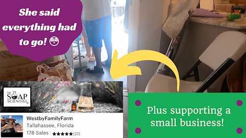 She said everything had to go! Plus supporting a small business.
