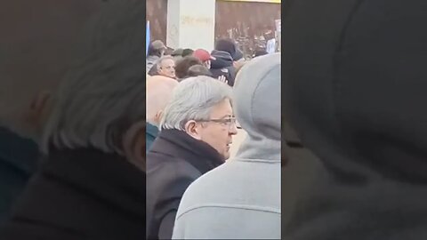 J-L Mélenchon présent à la "Marche pour nos Retraites" du 21/01/23