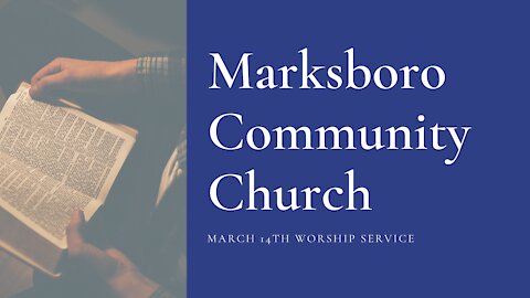 MCC March 14th Service