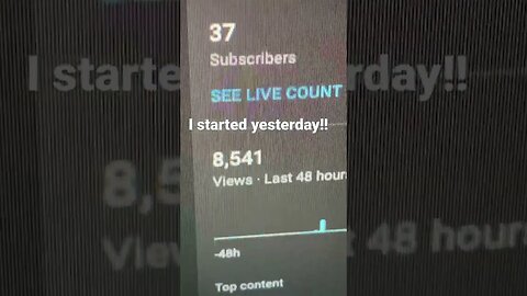 I started YouTube yesterday, going to get 1k Subs by next month ! **I figured out the Algorithm…**