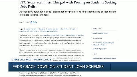 Feds crack down on student loan schemes
