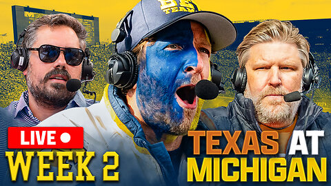 LIVE FROM ANN ARBOR FOR TEXAS-MICHIGAN | Barstool College Football Show Week 2