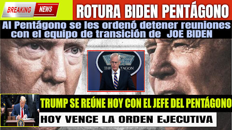 🦅TRUMP SE REÚNE CON EL PENTÁGONO⭐⭐⭐ "Posible firma de la orden ejecutiva"