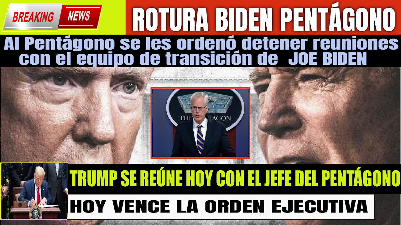 🦅TRUMP SE REÚNE CON EL PENTÁGONO⭐⭐⭐ "Posible firma de la orden ejecutiva"